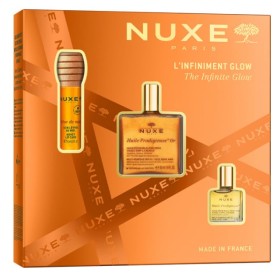 Nuxe Πακέτο The Infinite Glow Lip Oil 10ml & Huile Prodigieuse Or 50ml & Huile Prodigieuse 10ml