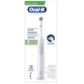Oral-B Laboratory Professional Clean White 1 Ηλεκτρική Οδοντόβουρτσα Για Μέγιστη Καθαριότητα & Αφαίρεση Πλάκας, 1τμχ