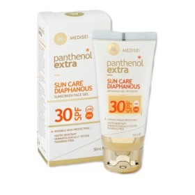 Panthenol Extra Sun Care SPF30 Diaphanous Face Gel Διάφανη Αντιηλιακή Κρέμα-Gel Προσώπου 50 ml