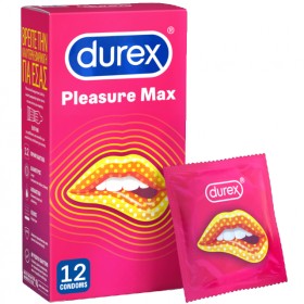DUREX Pleasuremax Προφυλακτικά με Ραβδώσεις & Κουκκίδες 12τμχ