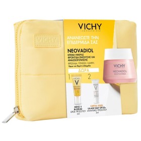 Vichy Neovadiol Πακέτο Rose Platinum Αντιρυτιδική Κρέμα Ημέρας, 50ml & ΔΩΡΟ Meno 5 BI-Serum Ορός Προσώπου, 5ml & Capital Soleil SPF50+ Αντηλιακό Προσώπου, 3ml & Νεσεσέρ