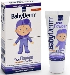 INTERMED Babyderm Liquid Powder, Υγρή Προστατευτική Πούδρα 75ml