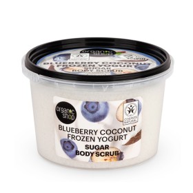 Natura Siberica Organic Shop Sugar Blueberry Coconut Frozen Yogurt Body Scrub 250ml