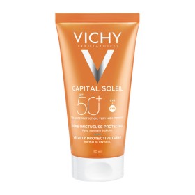 Vichy Capital Soleil Velvet Cream SPF50+ Αντηλιακή Κρέμα Προσώπου Με Βελούδινη Υφή 50ml