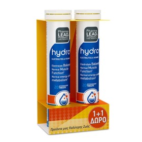 PharmaLead Hydro+ Ηλεκτρολύτες 1+1 Δώρο 20 Αναβράζοντα Δισκία