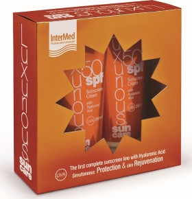 INTERMED Luxurious Suncare Pack με Face Cream SPF50, Αντηλιακή Προσώπου, 75ml & Sunscreen Cream SPF50, Αντηλιακή Σώματος, 200ml