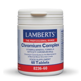 Lamberts Chromium Complex Χρώμιο 60 Ταμπλέτες 8236-60