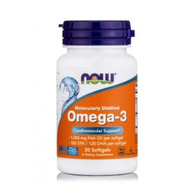 Now Foods Omega-3 1000mg 30 Μαλακές Κάψουλες