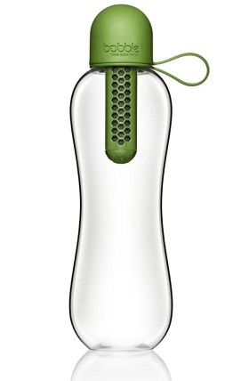 Bobble Μπουκάλι Νερού Infuse Με Φίλτρο Ενεργού Άνθρακα Πράσινο, 590ml