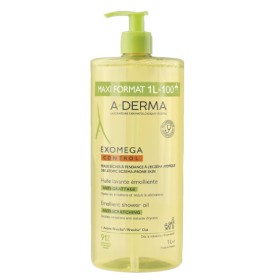 A-Derma Exomega Control Emollient Shower Oil Μαλακτικό Λάδι Καθαρισμού Σώματος Για Ατοπικό Δέρμα 1000ml