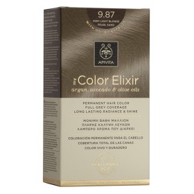 APIVITA My Color Elixir Νο 9.87 Βαφή Μαλλιών Μόνιμη Ξανθό Πολύ Ανοιχτό Περλέ Μπεζ
