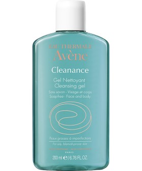 AVENE Cleanance Gel Nettoyant, Τζελ Καθαρισμού για Πρόσωπο & Σώμα για Λιπαρό Δέρμα / Με Τάση Ακμής, 200ml