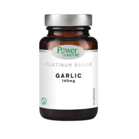 Power of Nature Platinum Range Garlic 140mg Συμπλήρωμα Διατροφής Με Εκχύλισμα Σκόρδου, 30 Κάψουλες