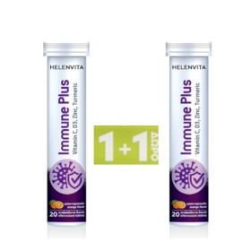 Helenvita Πακέτο Immune Plus 2x20 Αναβράζοντα Δισκία 1+1 ΔΩΡΟ
