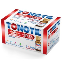 Tonotil Plus Συμπλήρωμα Διατροφής για την Ψυχική και Σωματική Ενταση, 15x10ml
