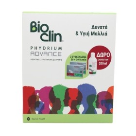 Bioclin Phydrium Advance Kera 2 x 30 ταμπλέτες για την Ενδυνάμωση Μαλλιών & Νυχιών & Anti-Loss Shampoo Σαμπουάν κατά της Τριχόπτωσης 200ml