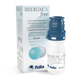 FIDIA Iridium A Free Οφθαλμικές Σταγόνες Για Την Προστασία Του Επιθήλιου Του Κερατοειδούς, 10ml