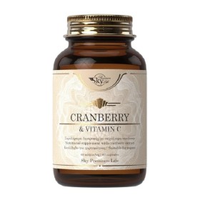 Sky Premium Life Cranberry & Vitamin C Συμπλήρωμα Διατροφής Για Την Καλή Λειτουργία Ουροποιητικού & Ανοσοποιητικού, 60 Kάψουλες