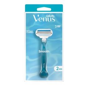 Gillette Venus Smooth Γυναικεία Ξυριστική Μηχανή με 2 Ανταλλακτικές Κεφαλές