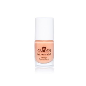 Garden Nail Treatment 906 Keratin Rescue Base Tinted Ενδυναμωτική Bάση νυχιών σε Ροδακινί χρώμα 10.5ml
