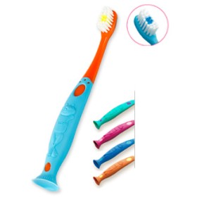 ELGYDIUM Kids Οδοντόβουρτσα για παιδιά 2-6 ετών Μπλε/πορτοκαλί 1τμχ