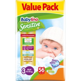 Babylino Sensitive Value Pack No3 (4-9Kg) 56τεμ