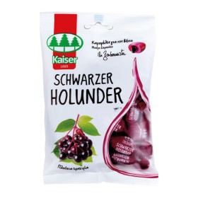 Kaiser Καραμέλες Schwarzer Holunder για το Βήχα με Μαύρο Σαμπούκο 90gr