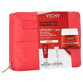 Vichy Liftactiv Πακέτο B3 Anti-Dark Spots SPF50 Κρέμα Προσώπου Για Κηλίδες, 50ml & ΔΩΡΟ Liftactiv Specialist B3 Serum Ορός Προσώπου, 5ml & Capital Soleil SPF50+ Αντηλιακό Προσώπου, 3ml & Νεσεσέρ
