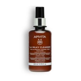 Apivita 3in1 Milky Cleanser για Πρόσωπο & Μάτια με Χαμομήλι & Μέλι 200ml