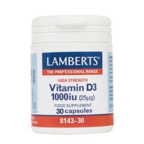 Lamberts Vitamin D3 1000iu 30 Κάψουλες 8143-30