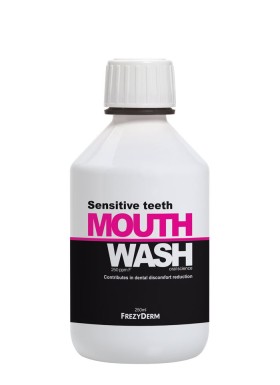 FREZYDERM Mouthwash Sensitive Teeth Φθοριούχο Στοματικό Διάλυμα για Ευαίσθητα Δόντια 250ml
