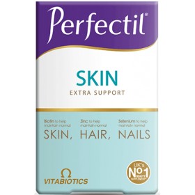 VITABIOTICS Perfectil Plus SKIN Extra Support Τριπλή Δράση Για Δέρμα, Μαλλιά & Νύχια, 28 Ταμπλέτες+28 Κάψουλες