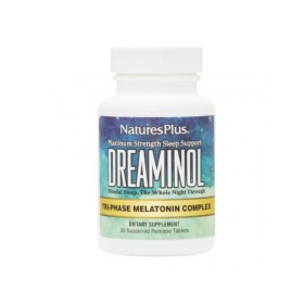 Natures Plus Dreaminol Tri-Phase Melatonin Complex για Ποιοτικό Ύπνο 30 Ταμπλέτες