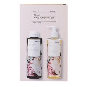 KORRES Πακέτο Floral Body Pampering Αφρόλουτρο Γαρδένια, 250ml & Ενυδατικό Serum-oil Σώματος Γαρδένια, 250ml