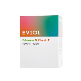 Eviol Echinacea & Vitamin C Συμπλήρωμα Διατροφής με Εχινάκεια & Βιταμίνη C 30 caps