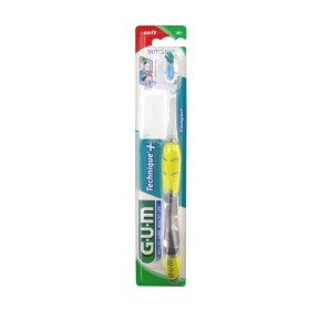 Gum 491 Technique Soft Compact Οδοντόβουρτσα Μαλακή Κίτρινη, 1τεμ
