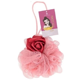 Mad Beauty Disney Princess Belle Body Puff Σφουγγάρι Μπάνιου Σε Ροζ Χρώμα, 1τμχ