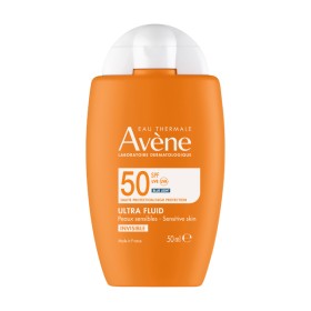 Avene Ultra Fluid Invisible SPF50 Λεπτόρρευστο Αντηλιακό Προσώπου για Ευαίσθητο Δέρμα 50 ml