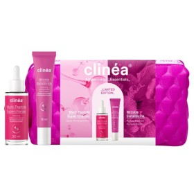 Clinea AntiWrinkle Essentials Πακέτο Multi Peptide Supercharger Serum 30ml & Wrinkle InstaShrink Eye Cream 15ml & Δώρο Νεσεσέρ 1 Τεμάχιο