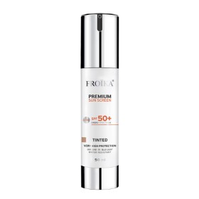 Froika Premium Sun Screen SPF50+ Tinted Αντηλιακή Κρέμα Προσώπου Με Χρώμα 50ml