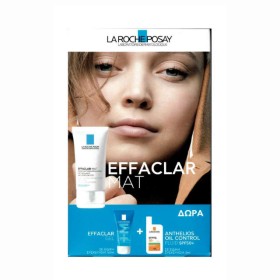 La Roche Posay Πακέτο Effaclar Mat Cream 40ml with Effaclar Gel 50ml & Anthelios Oil Correct SPF 50+ 3ml