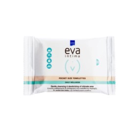 Intermed Eva Intima Fresh & Pocket Size Towelettes Πανάκια Καθαρισμού της Ευαίσθητης Περιοχής 10τμχ
