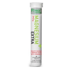 Power of Nature Magnesium Extra 375mg 20 Ανάβραζοντα Δισκία