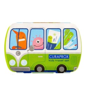 Curaprox Kids Travel Set Πακέτο Στοματικής Υγιεινής σε Πράσινο Χρώμα 1 Τεμάχιο