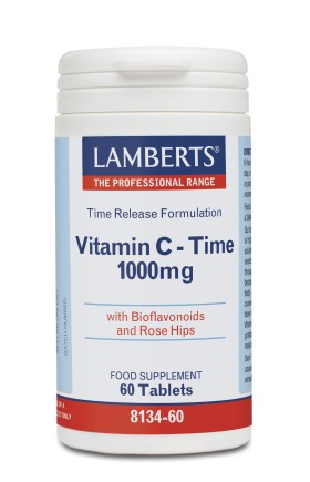 Lamberts Vitamin C Time Release 1000mg,60 ταμπλέτες 8134-60