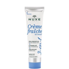 NUXE Creme Fraiche De Beaute 3in1 Ενυδατική Κρέμα 48h, Γαλάκτωμα Ντεμακιγιάζ & Μάσκα Επαναπύκνωσης, 100ml