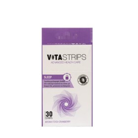 Vitastrips Sleep Συμπλήρωμα Διατροφής για Καλύτερη Ποιότητα Ύπνου με Γεύση Cranberry 30Τμχ