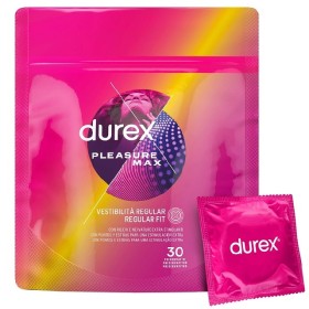 Durex Pleasure Max Regular Fit Προφυλακτικά Με Κουκίδες & Ραβδώσεις Για Μεγαλύτερη Απόλαυση, 30τμχ