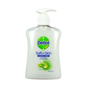 Dettol Soft on Skin Hard on Dirt Liquid Αντιβακτηριδιακό Υγρό Κρεμοσάπουνο με Aloe Vera and Vitamin E, 250ml