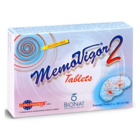 Bionat Memovigor 2 Συμπλήρωμα Διατροφής Για Την Ενίσχυση Της Μνήμης, 20 Ταμπλέτες